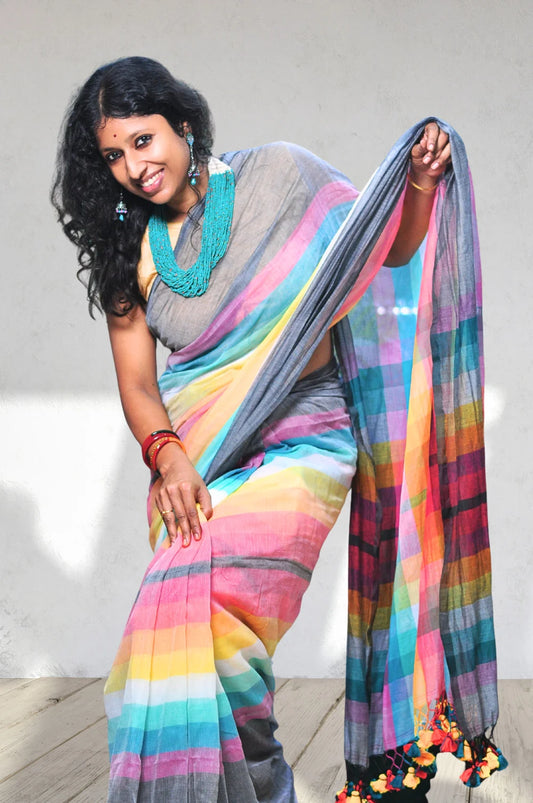 Rangrekha - Cotton Khadi