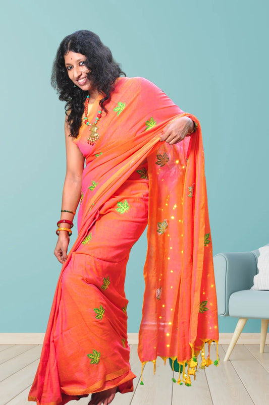 Patralekha - embroidery on cotton