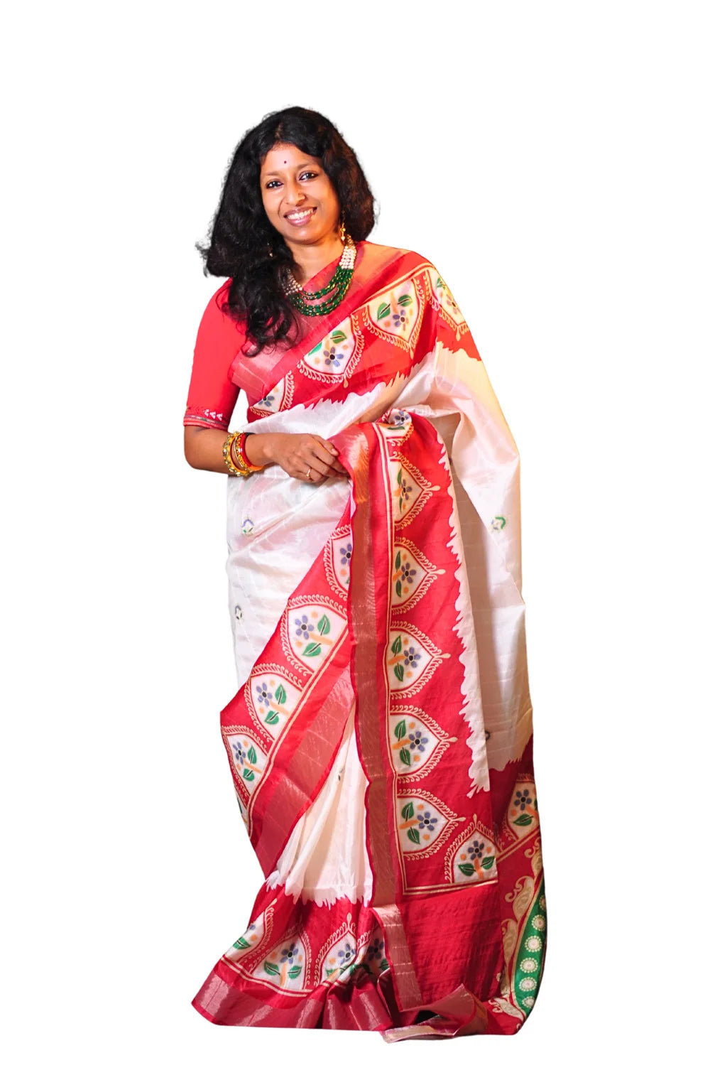 Ranga Pallavi - Handloom semi-silk