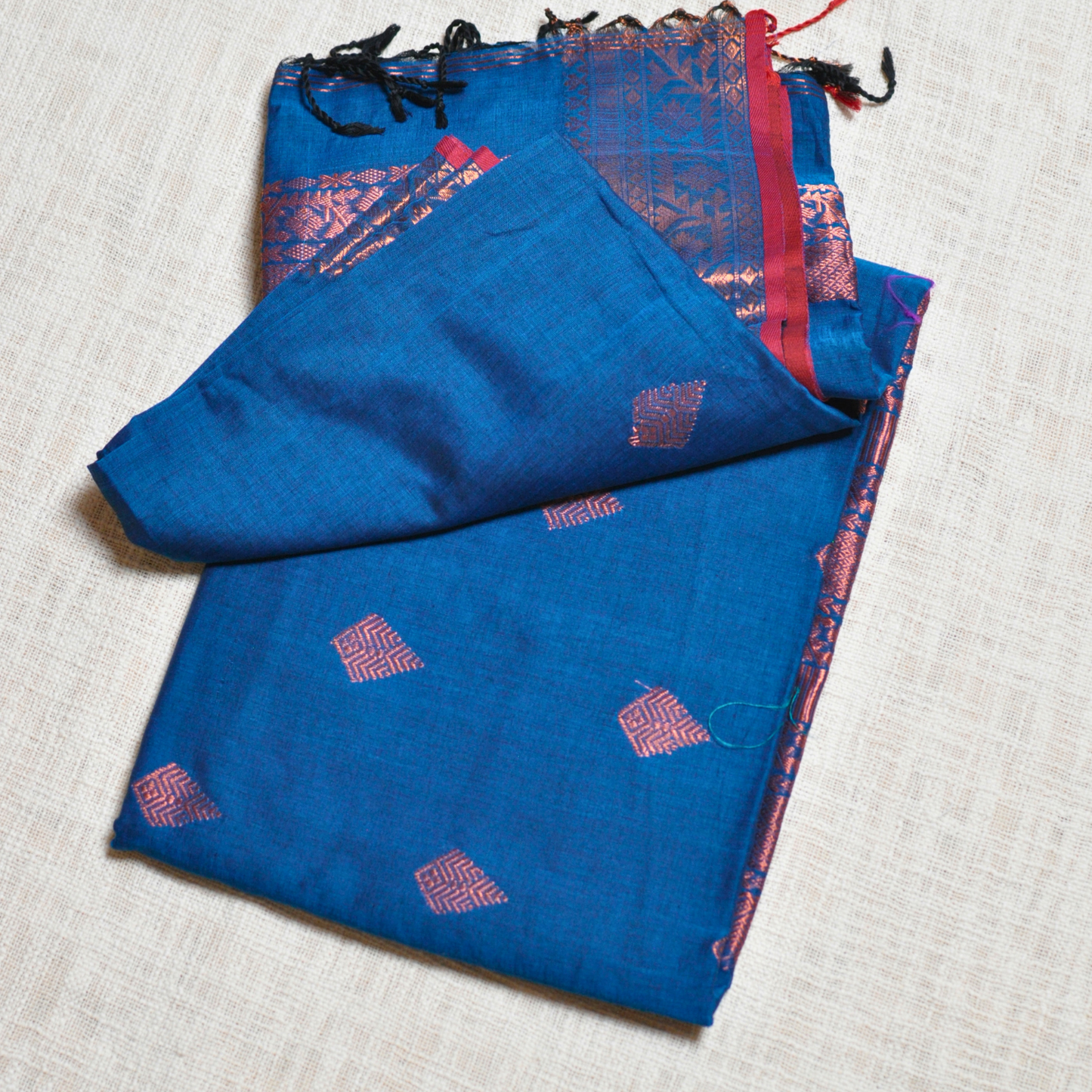 Regal Elegance – Khadi Banarasi Saree with Matching Blouse Piece ✨