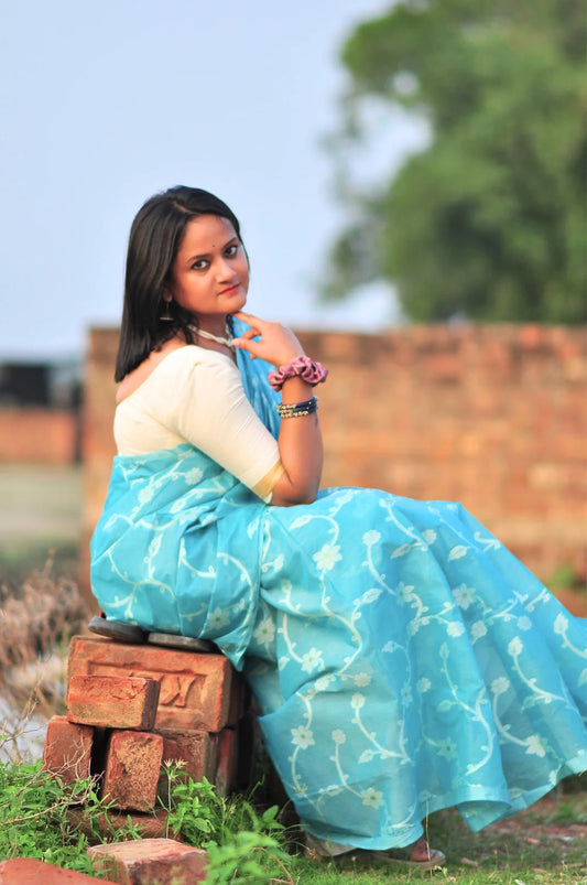 Neelanjana - Cotton Jamdani