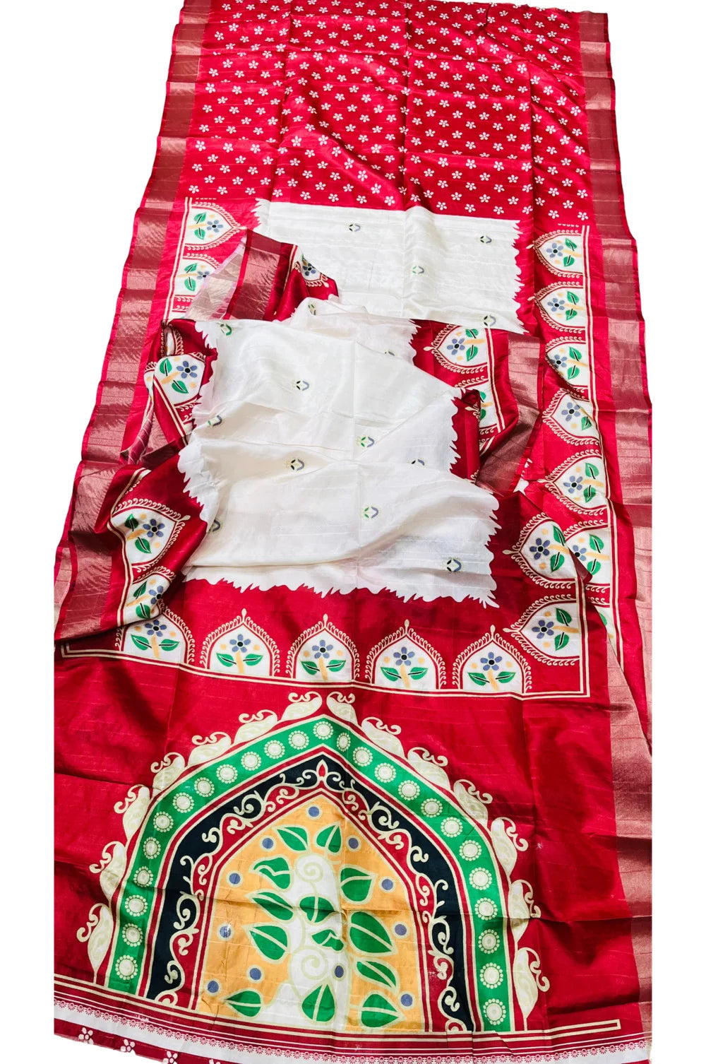 Ranga Pallavi - Handloom semi-silk