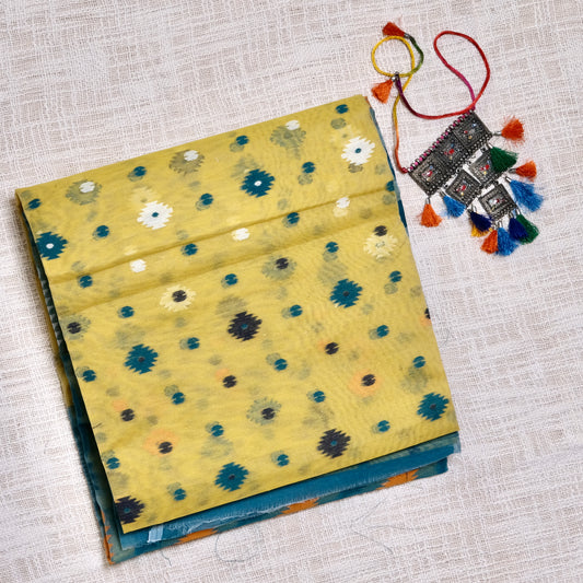 Soft Jamdani Sarees with blouse piece – The Art of Timeless Weaving ✨