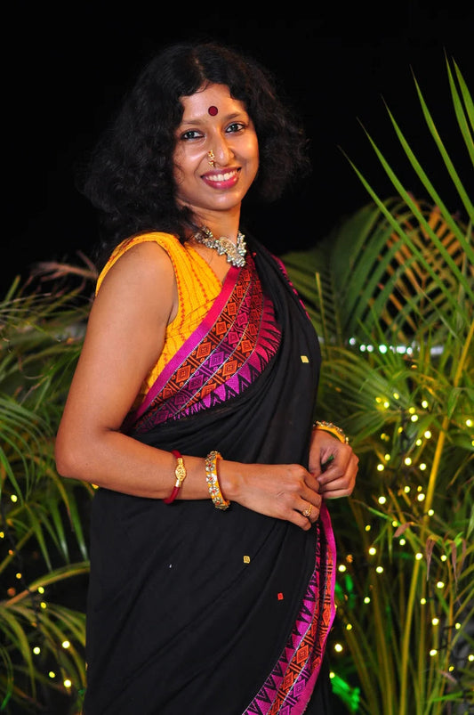 Tamas – Assam Khadi Saree with Matching Blouse Piece ✨