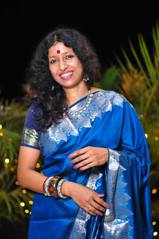 Regal Splendor – Muga Katan Saree with Matching Blouse Piece ✨