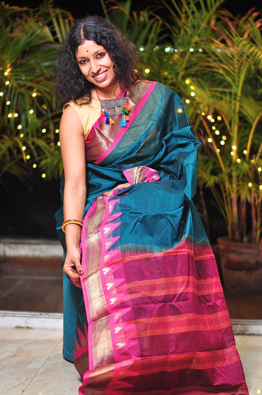 Teal Temptation - Muslin Cotton – Soft, Breathable & Timelessly Elegant ✨