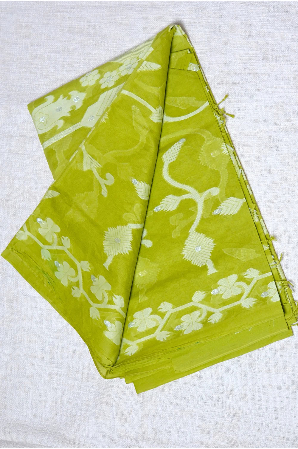 Lime Whisper - Handloom Jamdani