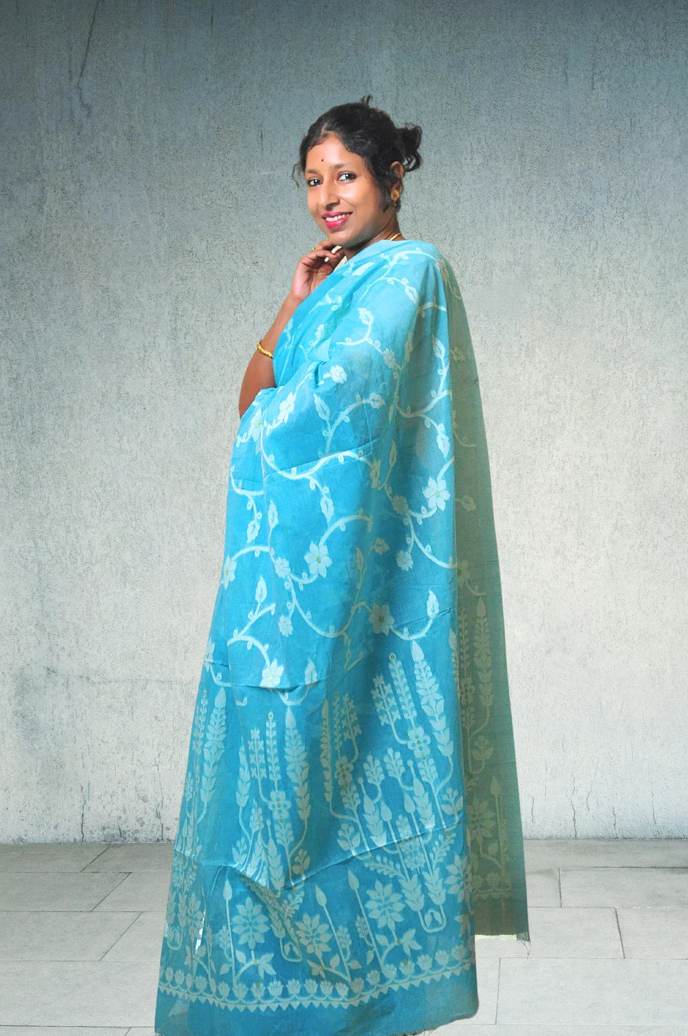 Neelanjana - Cotton Jamdani