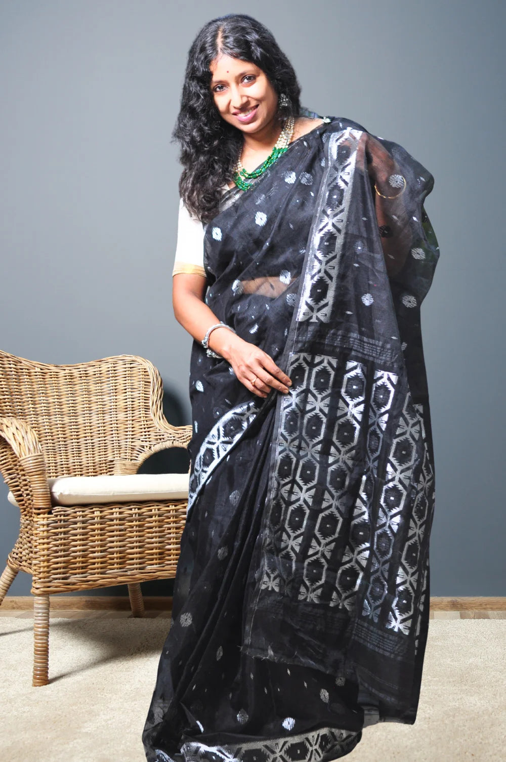 Meherbaan - Tissue Jamdani