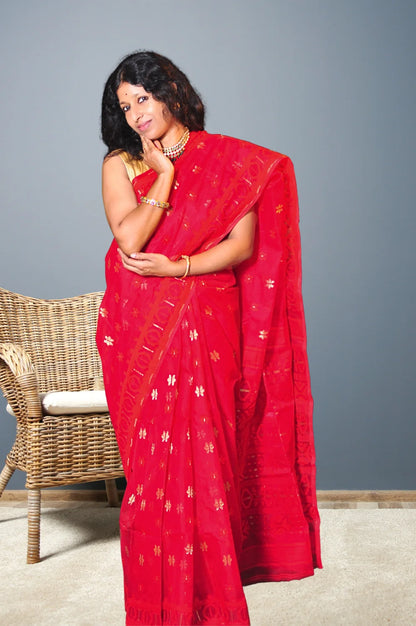 Sindoori - Handloom Jamdani