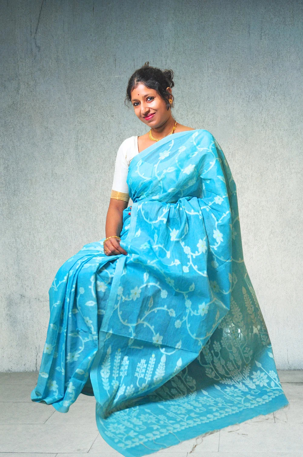 Neelanjana - Cotton Jamdani