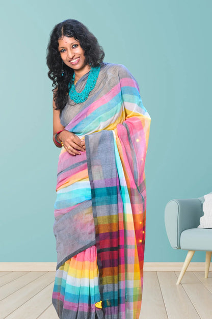 Rangrekha - Cotton Khadi
