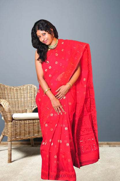 Sindoori - Handloom Jamdani