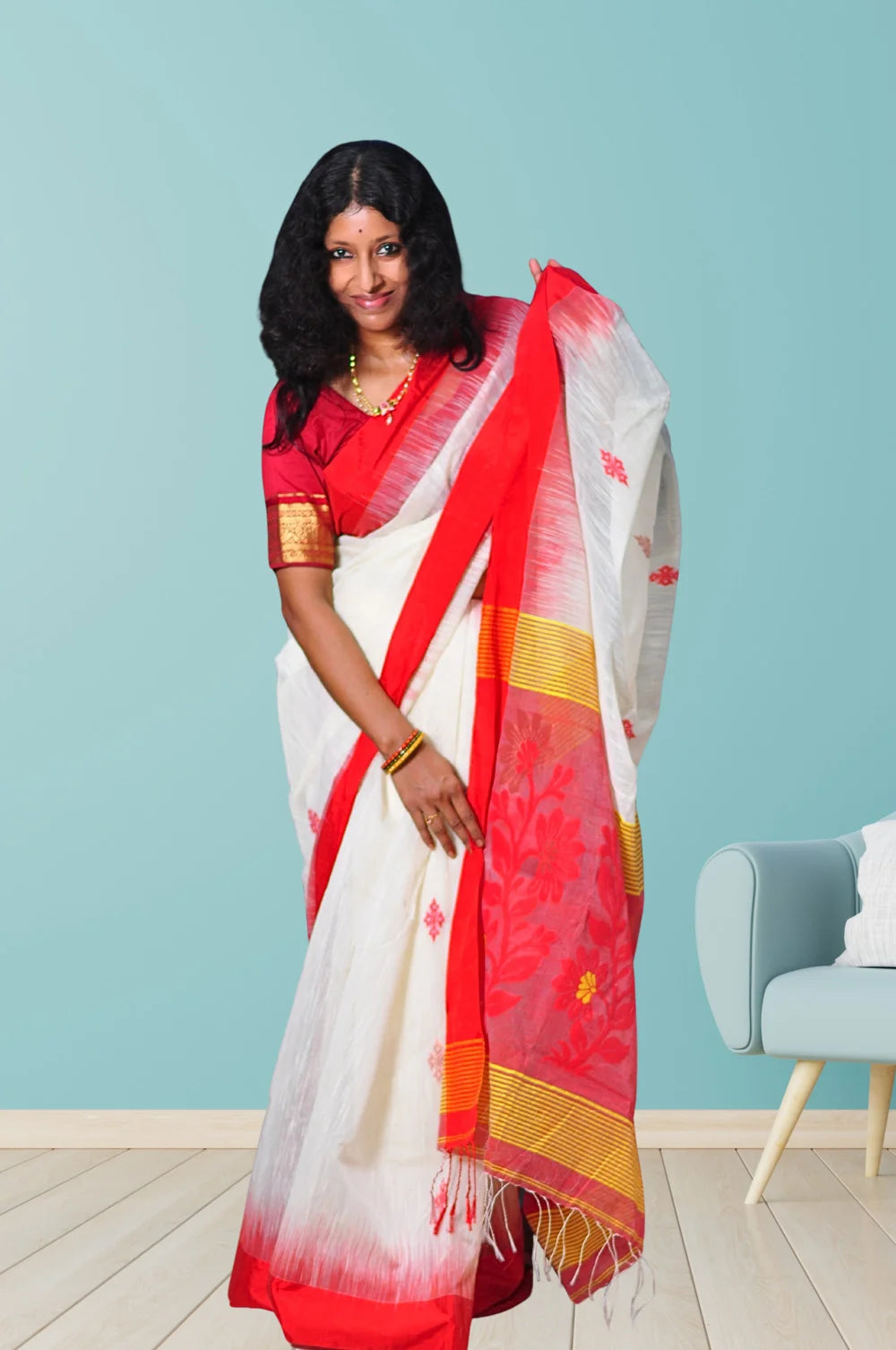 Pushpo Laalima - Handloom