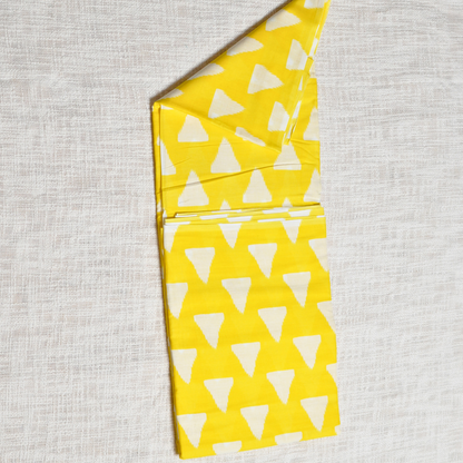 Sunny Elegance – Jaipur Molmol Cotton Saree with Matching Blouse Piece ☀️✨