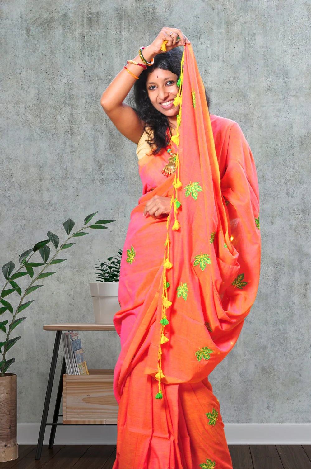 Patralekha - embroidery on cotton