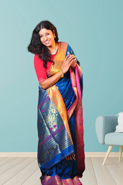 Neelkamal - Khadi Benarasi