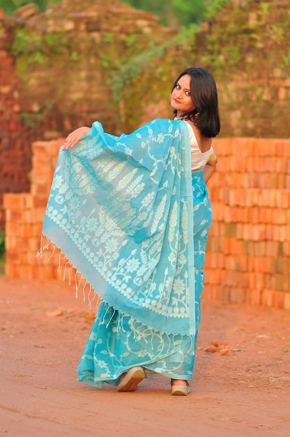 Neelanjana - Cotton Jamdani