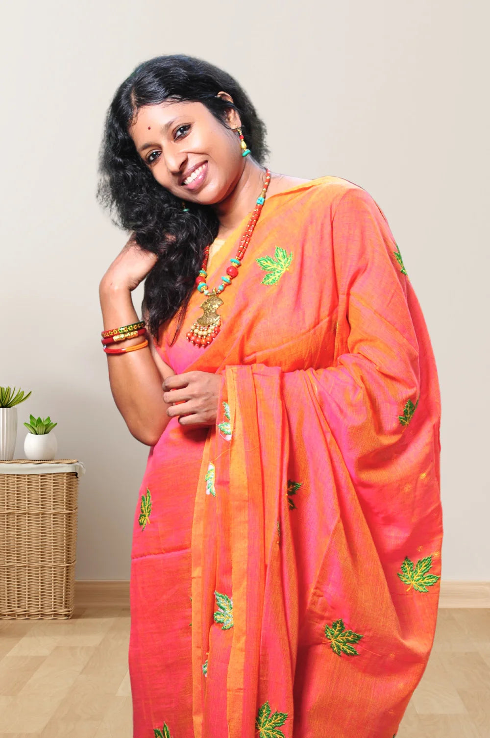 Patralekha - embroidery on cotton