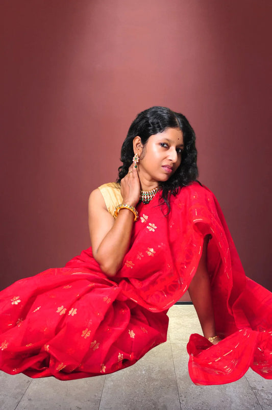 Sindoori - Handloom Jamdani