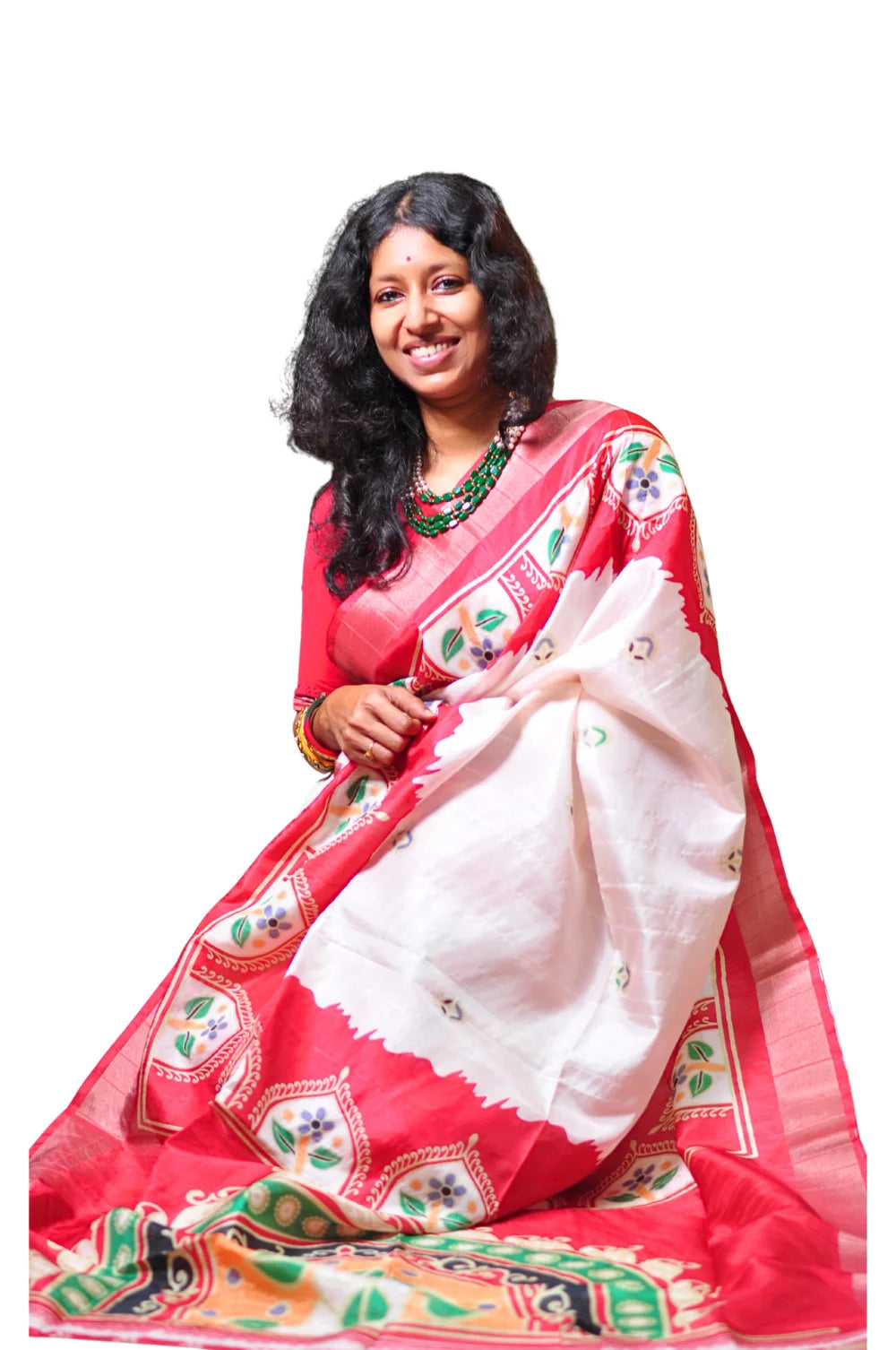 Ranga Pallavi - Handloom semi-silk