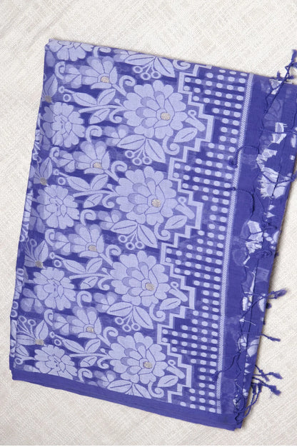 Shimmering Violet Dream – Jamdani