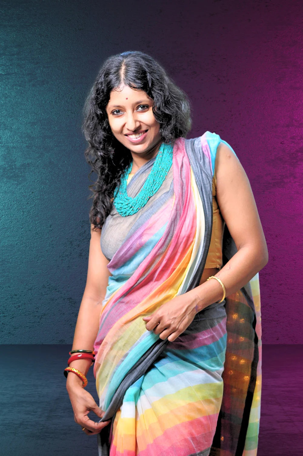 Rangrekha - Cotton Khadi