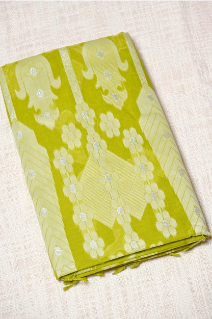 Lime Whisper - Handloom Jamdani
