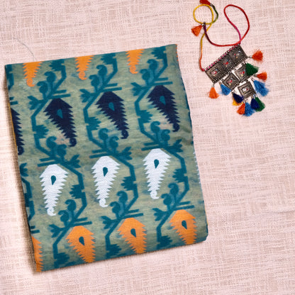 Soft Jamdani Sarees with blouse piece – The Art of Timeless Weaving ✨