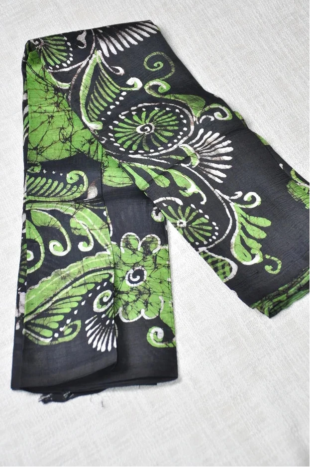 Aranya Jyoti - Hand Batik Pure Silk (with Silk Mark Certificate)