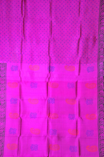 Padmapriya – Pure Murshidabad Block printed Katan Silk