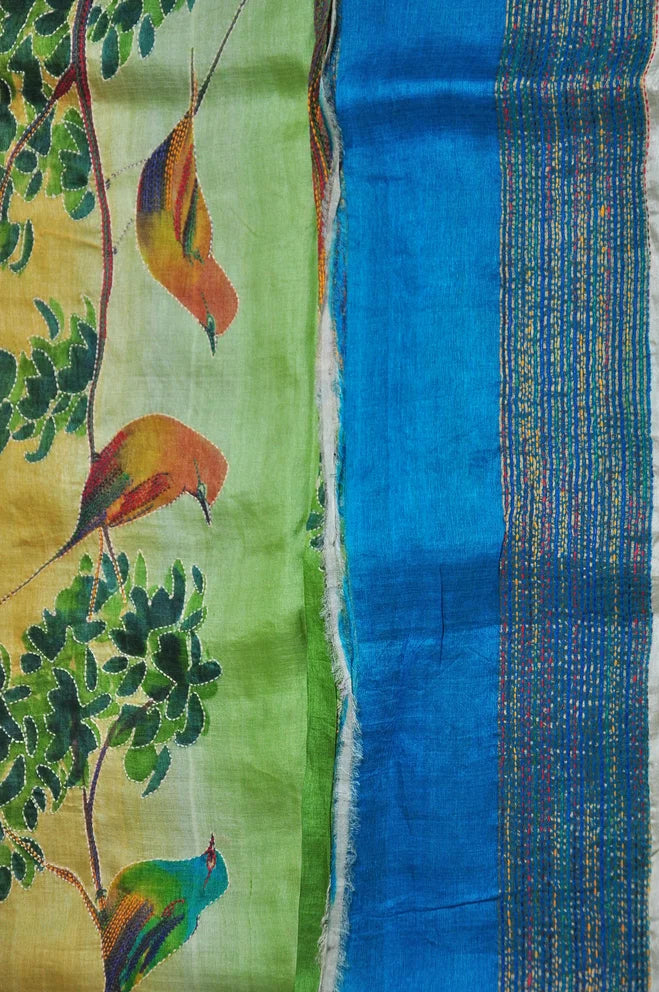 The Song of Serenity – Pure Tassar Silk