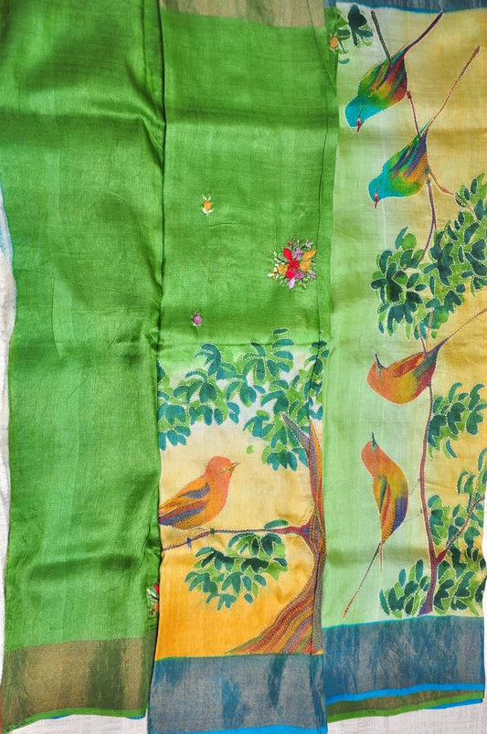 The Song of Serenity – Pure Tassar Silk