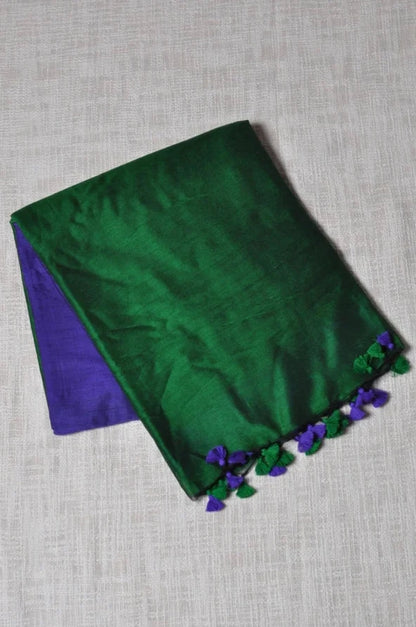 Trendy Bicolor Colorblock Saree