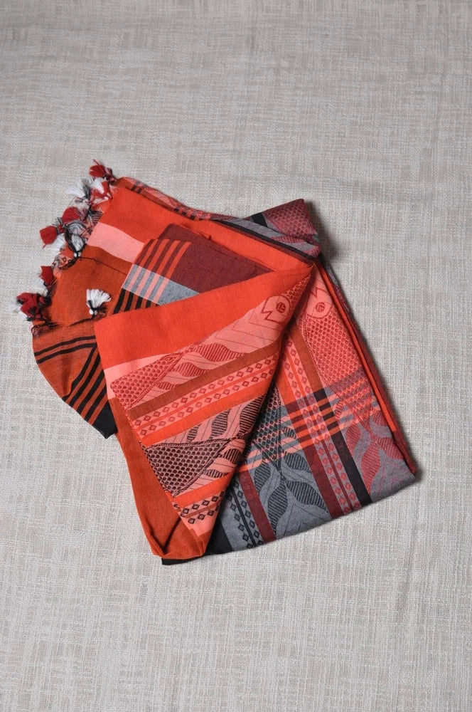Fish motif Naksha Saree
