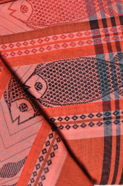 Fish motif Naksha Saree