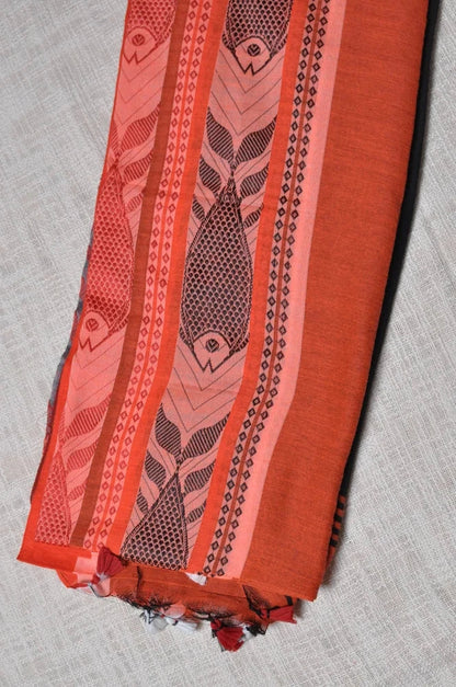 Fish motif Naksha Saree