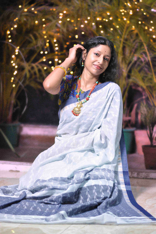 Khadi Banspata saree