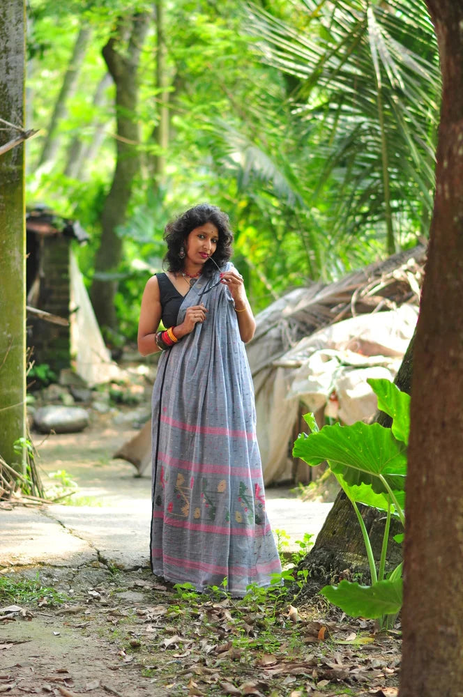 Cool Mist -  Soft Jamdani