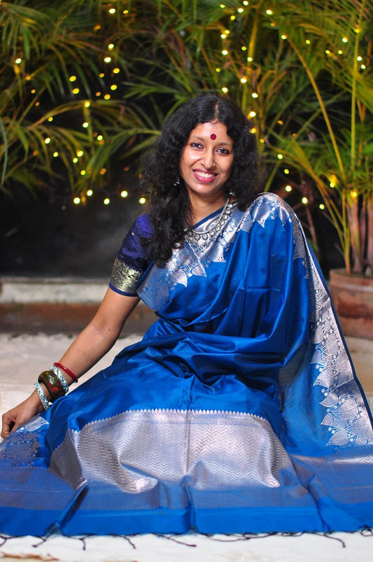 Regal Splendor – Muga Katan Saree with Matching Blouse Piece ✨
