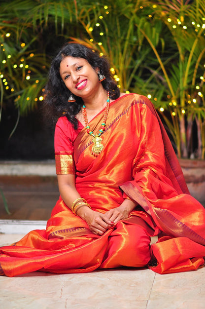 Bonhi – Tissue Saree with Matching Blouse Piece ✨