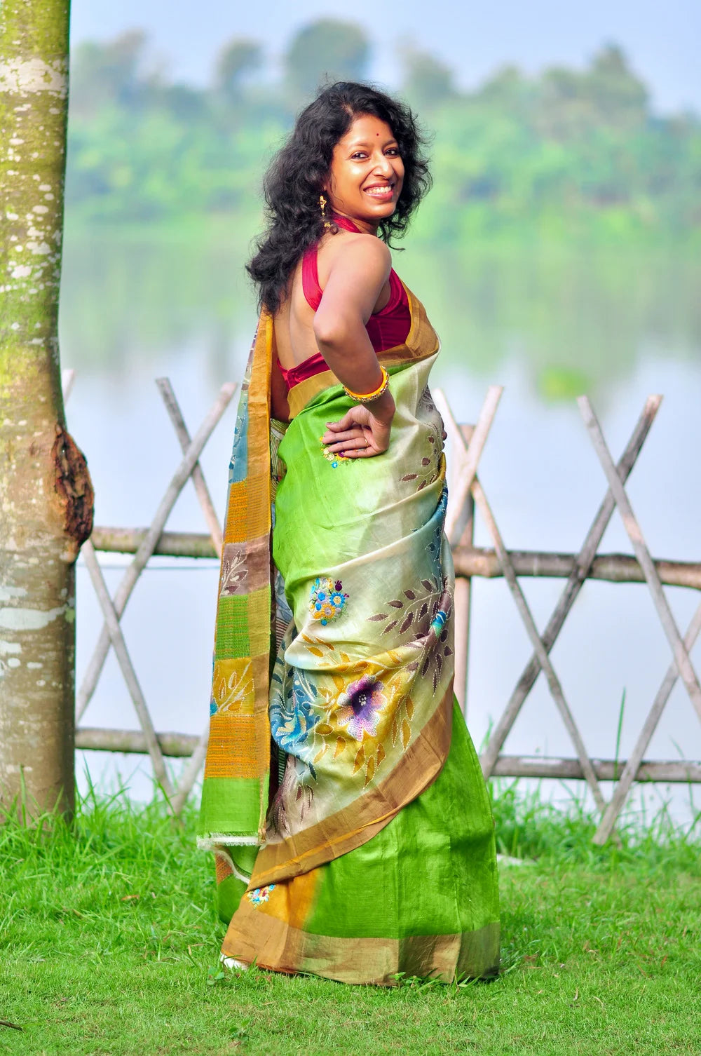 The Song of Serenity – Pure Tassar Silk