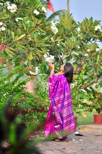 Raajnandini — Handwoven Swarno Katan (Silk Mark Certified)