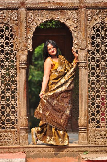 Rajmohini – Swarnochari - Murshidabad Pure Silk (Silk Mark Certified)