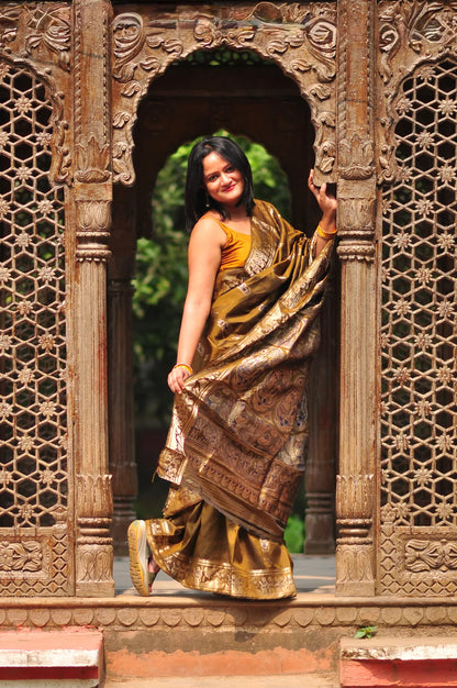 Rajmohini – Swarnochari - Murshidabad Pure Silk (Silk Mark Certified)