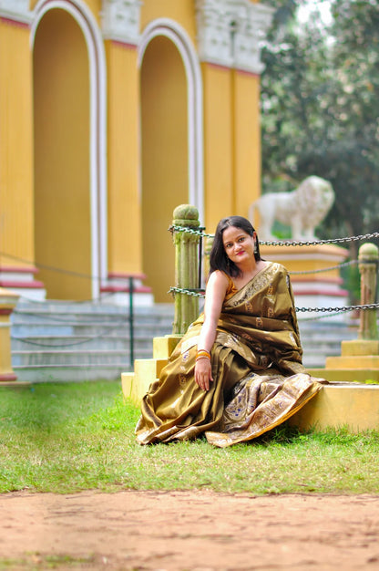 Rajmohini – Swarnochari - Murshidabad Pure Silk (Silk Mark Certified)