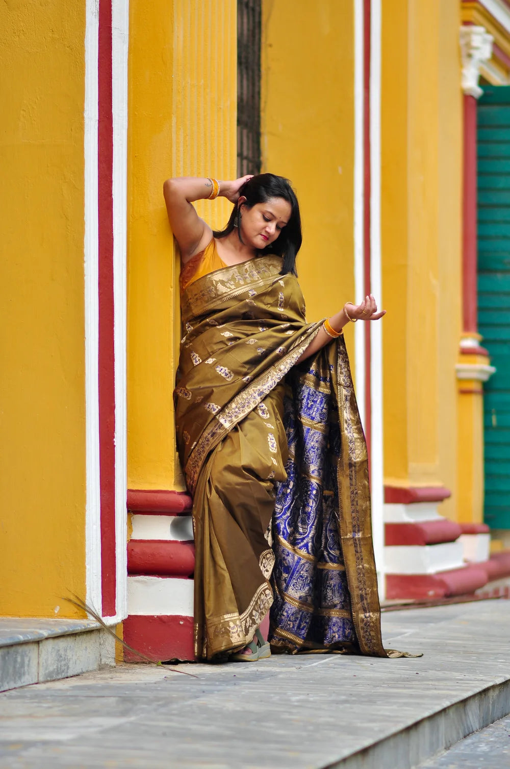 Rajmohini – Swarnochari - Murshidabad Pure Silk (Silk Mark Certified)