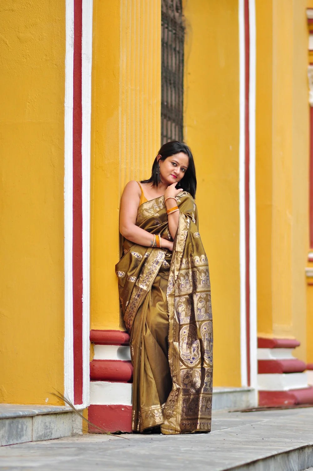 Rajmohini – Swarnochari - Murshidabad Pure Silk (Silk Mark Certified)