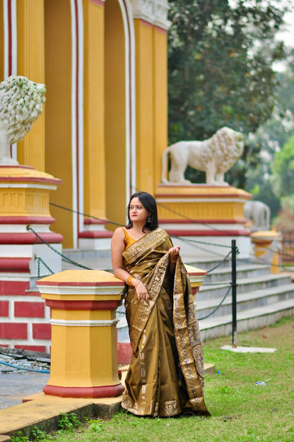 Rajmohini – Swarnochari - Murshidabad Pure Silk (Silk Mark Certified)