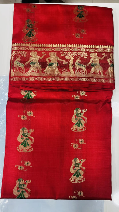 Rajmohini – Swarnochari - Murshidabad Pure Silk (Silk Mark Certified)